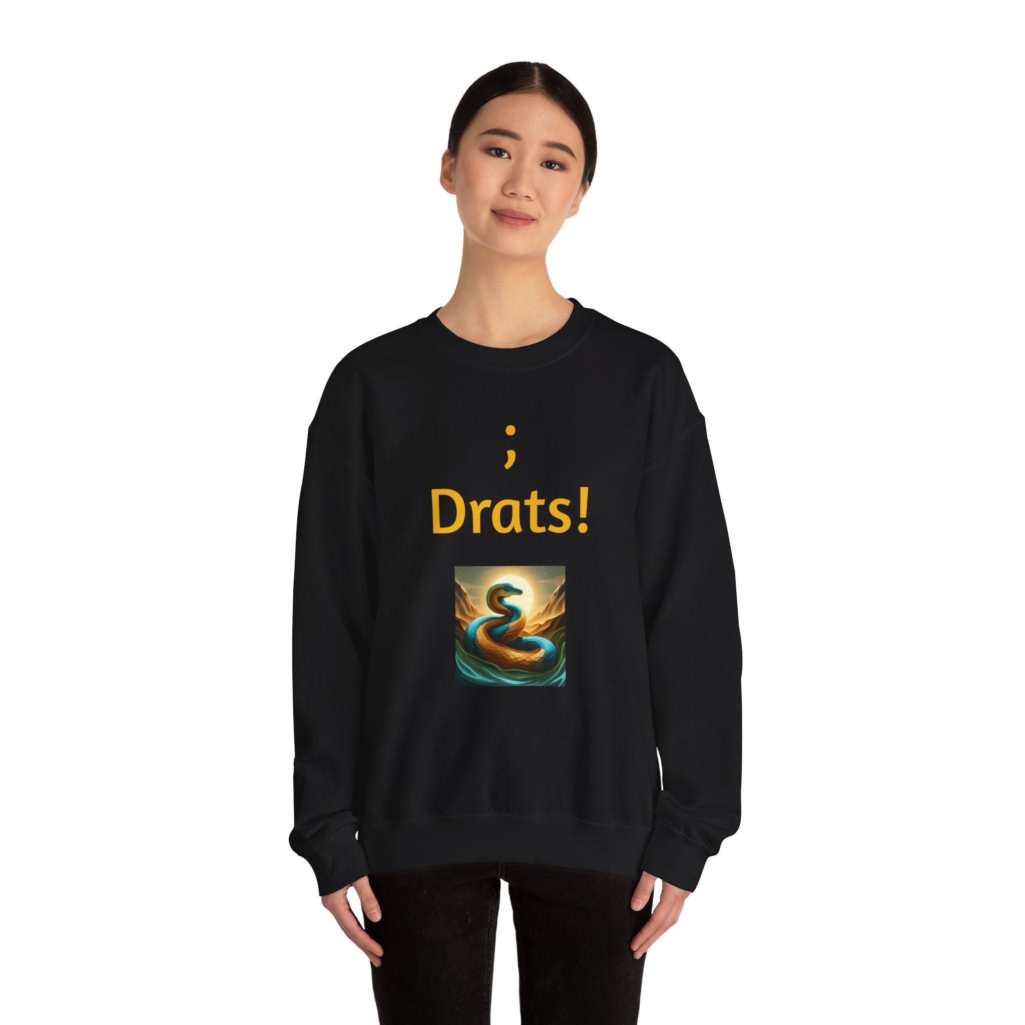 ; Drats! Python (Unisex Heavy Blend™ Crewneck Sweatshirt)