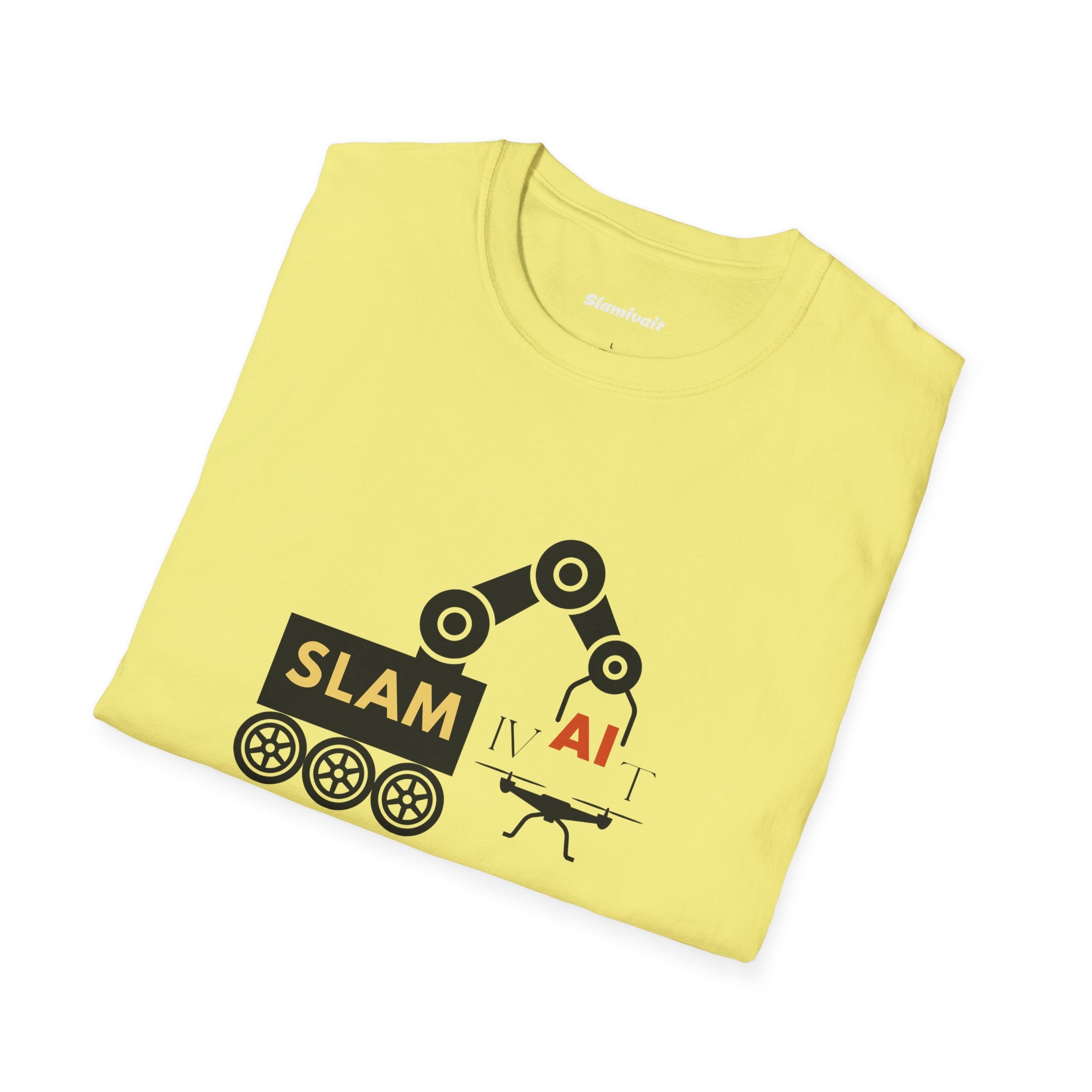 Slamivait Robotics Design (Unisex Softstyle T-Shirt)