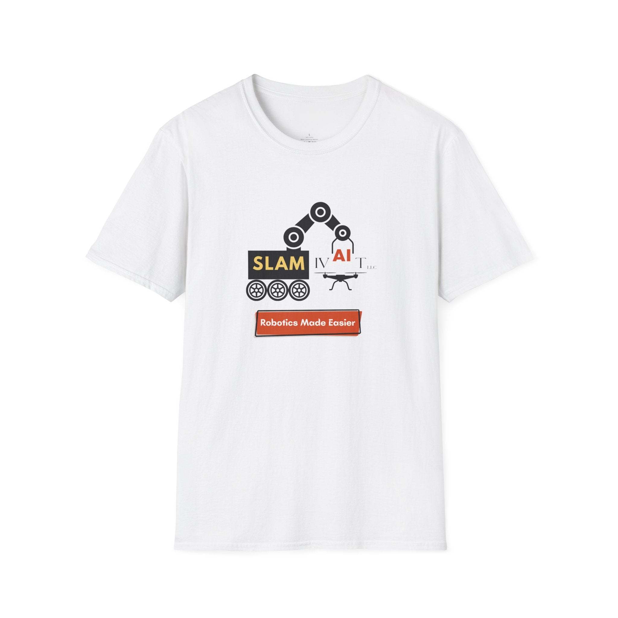 Slamivait Robotics Design (Unisex Softstyle T-Shirt)