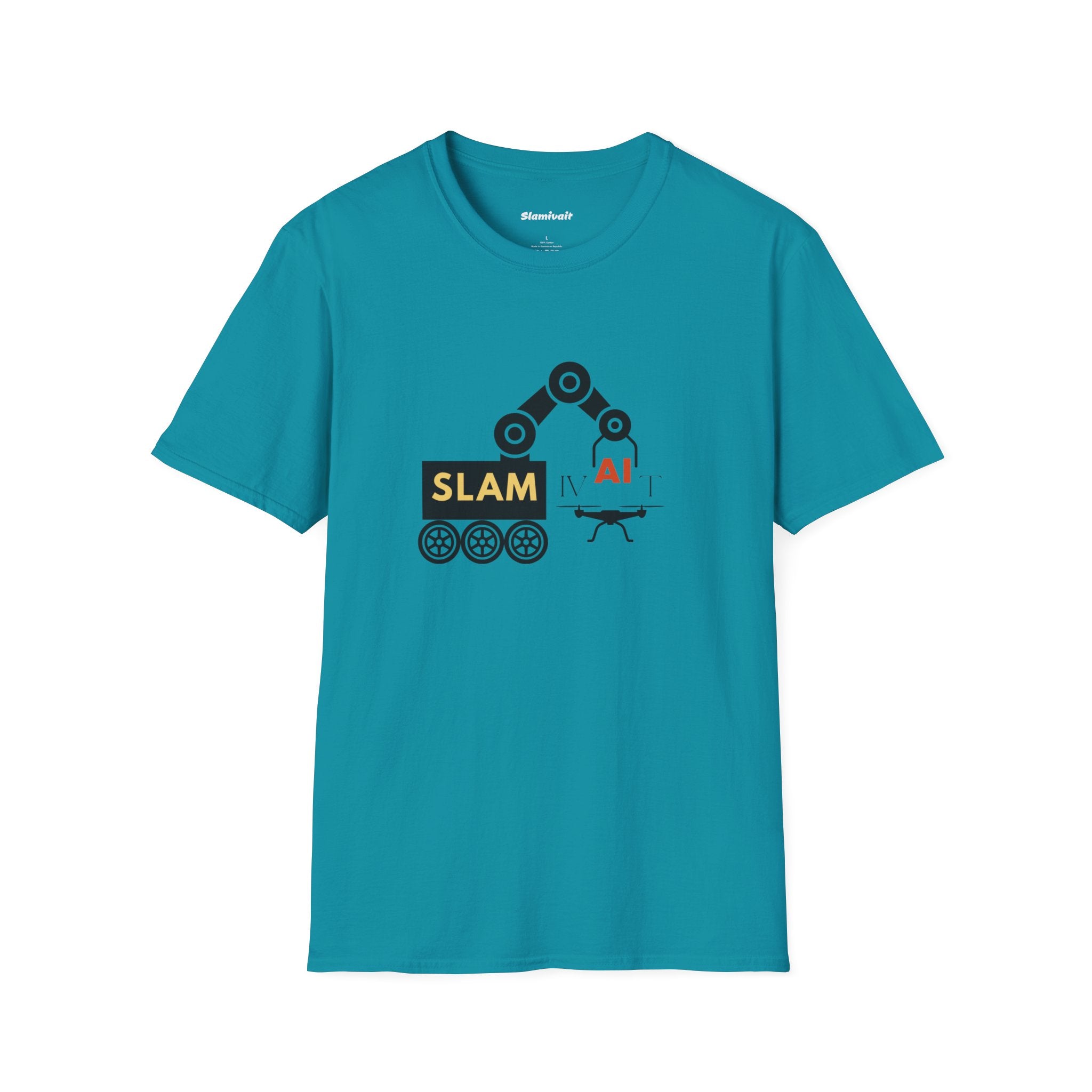 Slamivait Robotics Design (Unisex Softstyle T-Shirt)