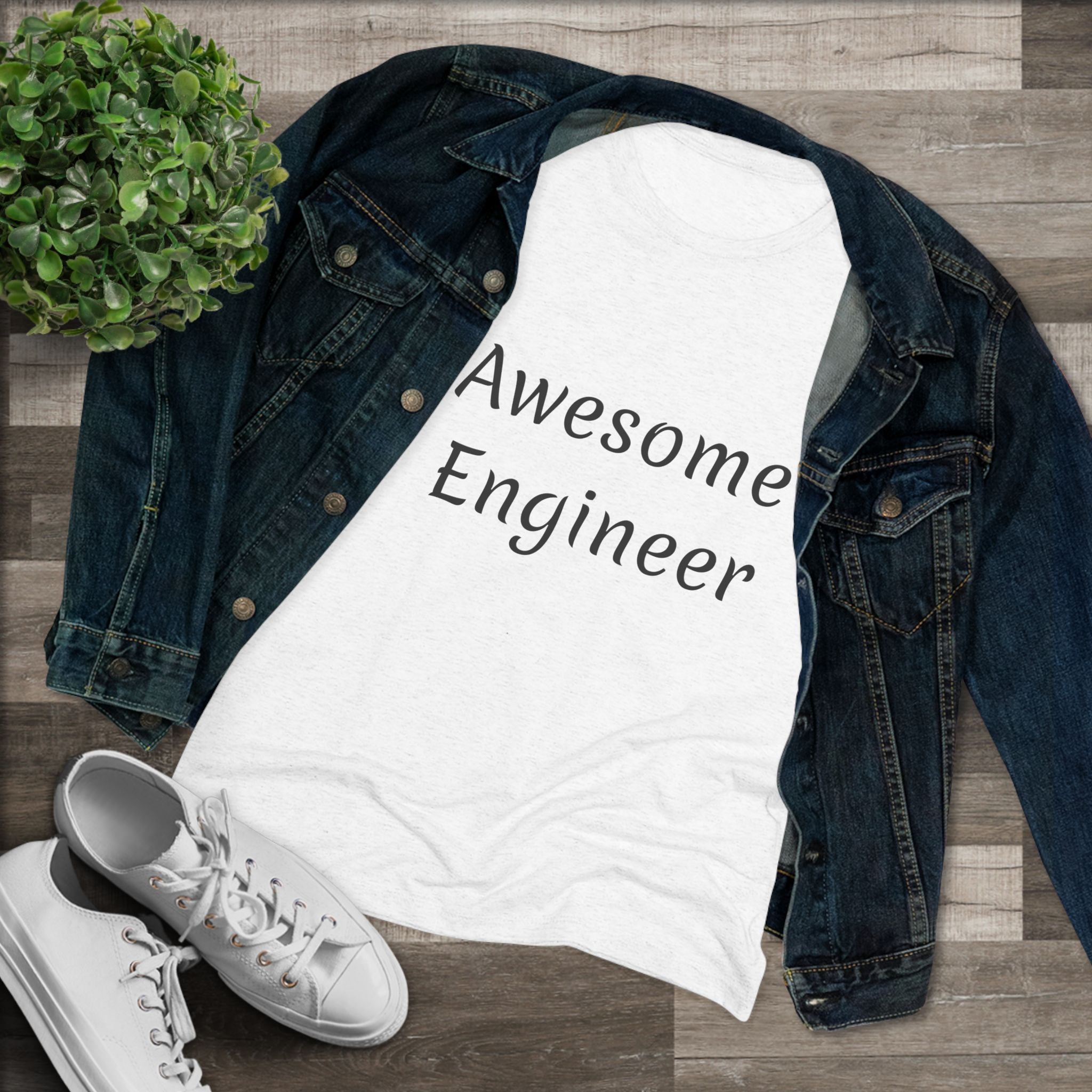 Awesome Engineer (Women's Triblend Tee)