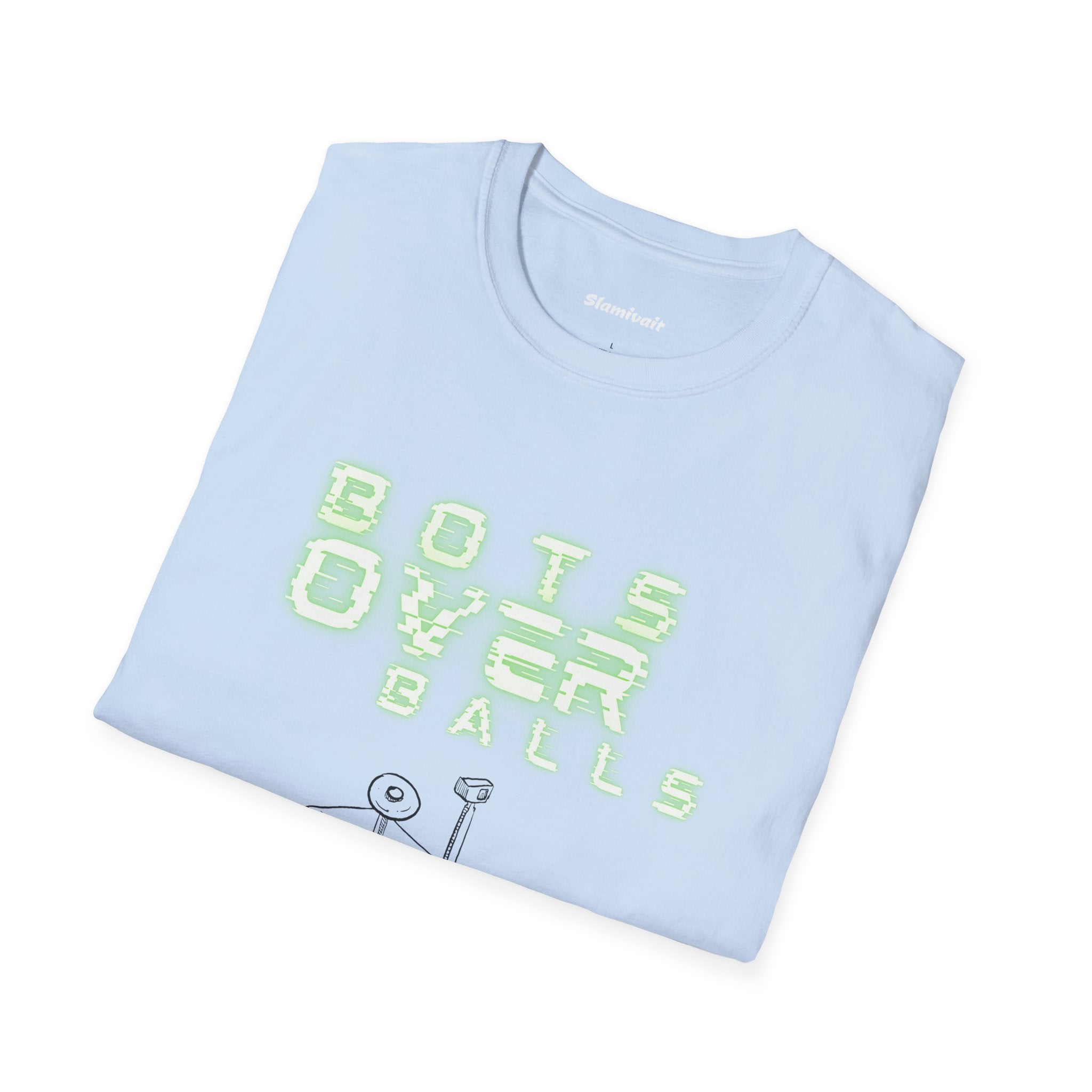 Bots over balls (Unisex Softstyle T-Shirt)