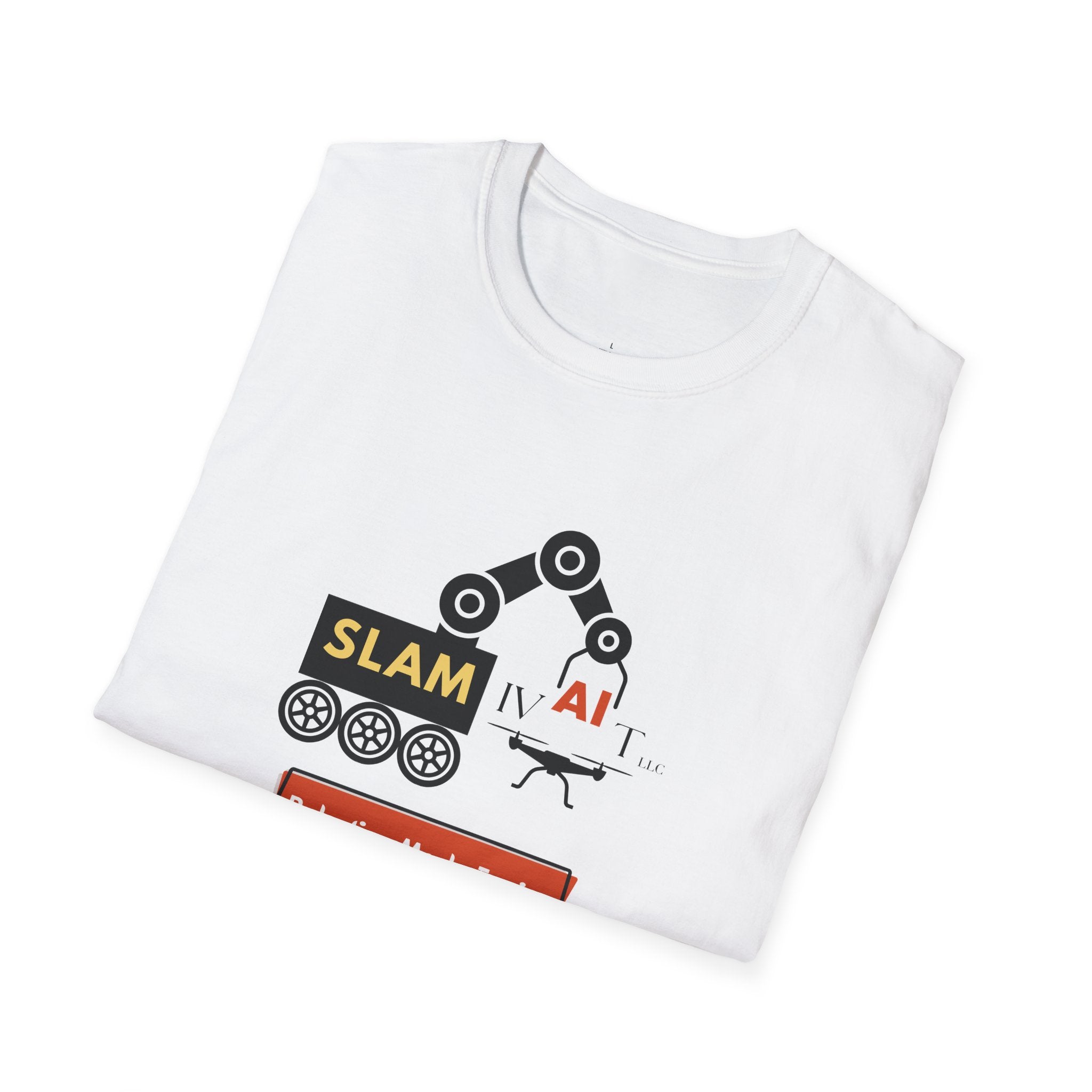 Slamivait Robotics Design (Unisex Softstyle T-Shirt)