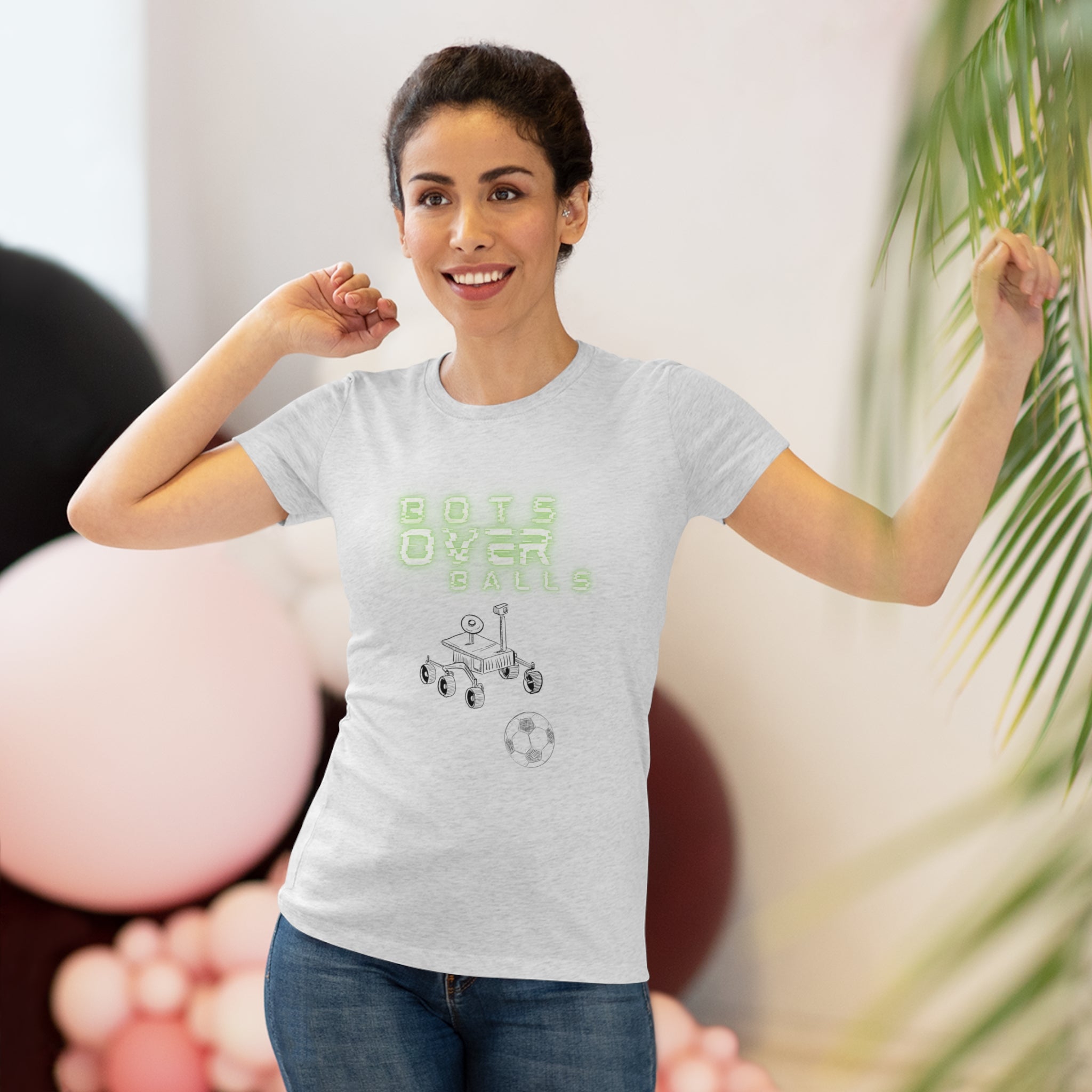 Bots over balls (Women's Triblend Tee)