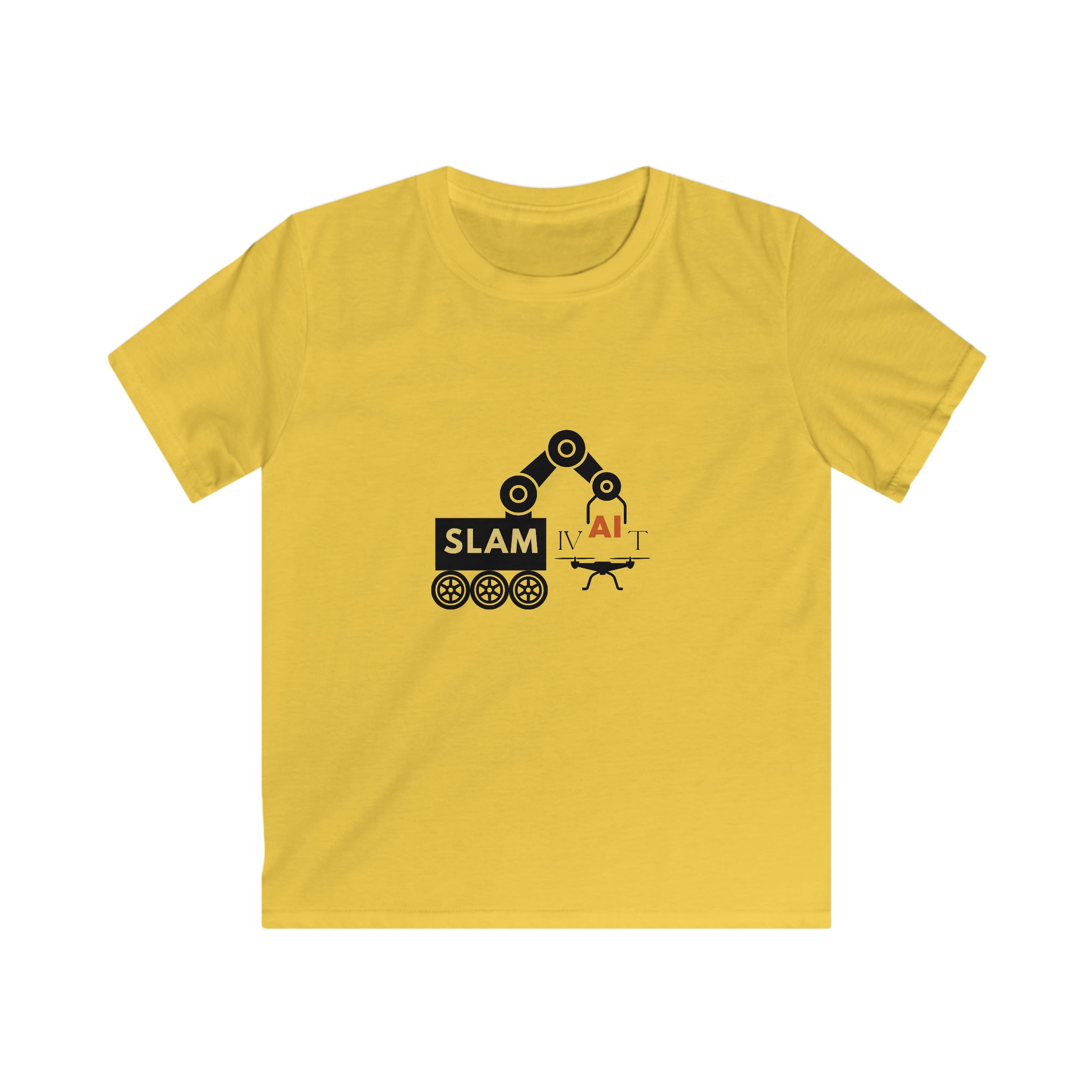 Slamivait robotics design (Kids Softstyle Tee)