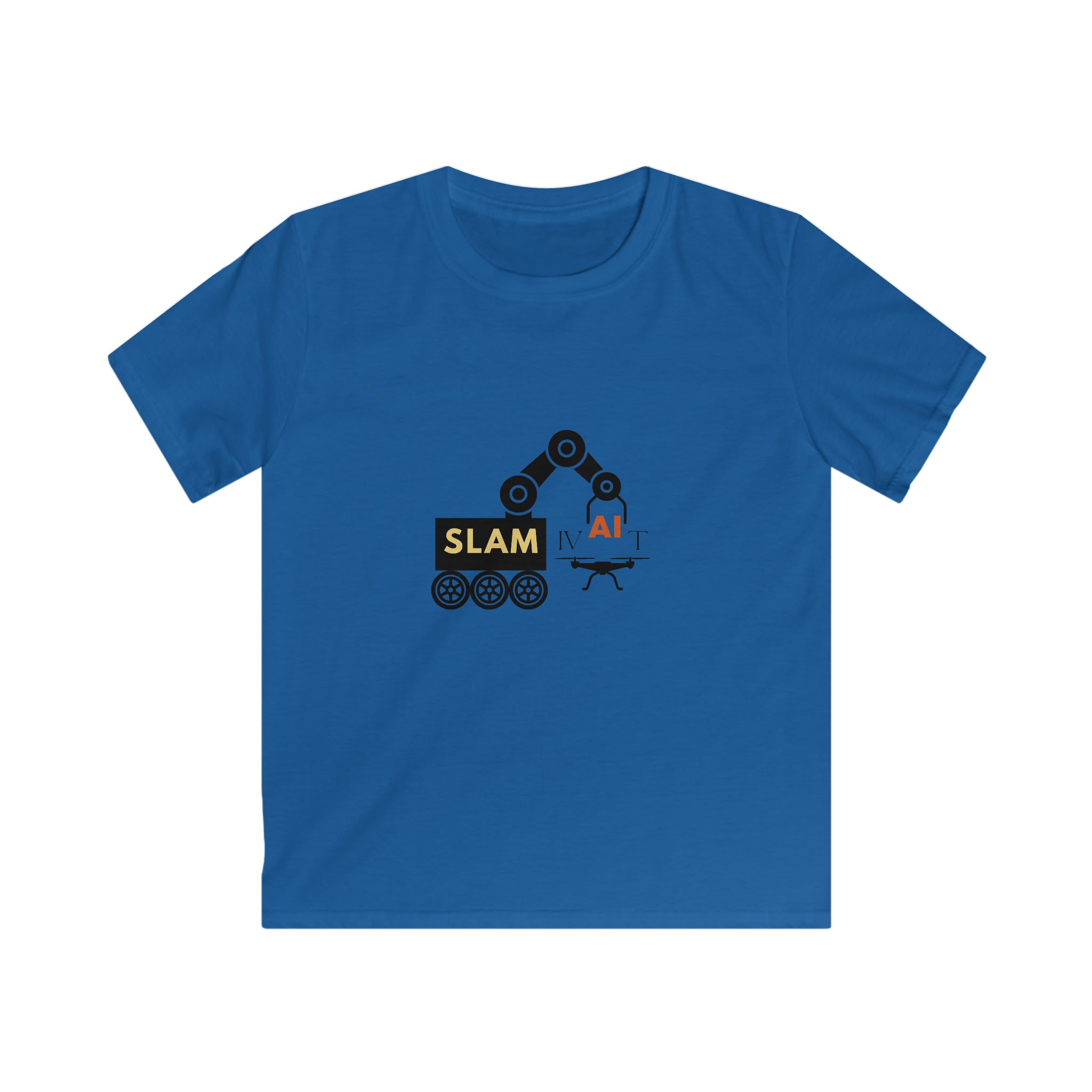 Slamivait robotics design (Kids Softstyle Tee)