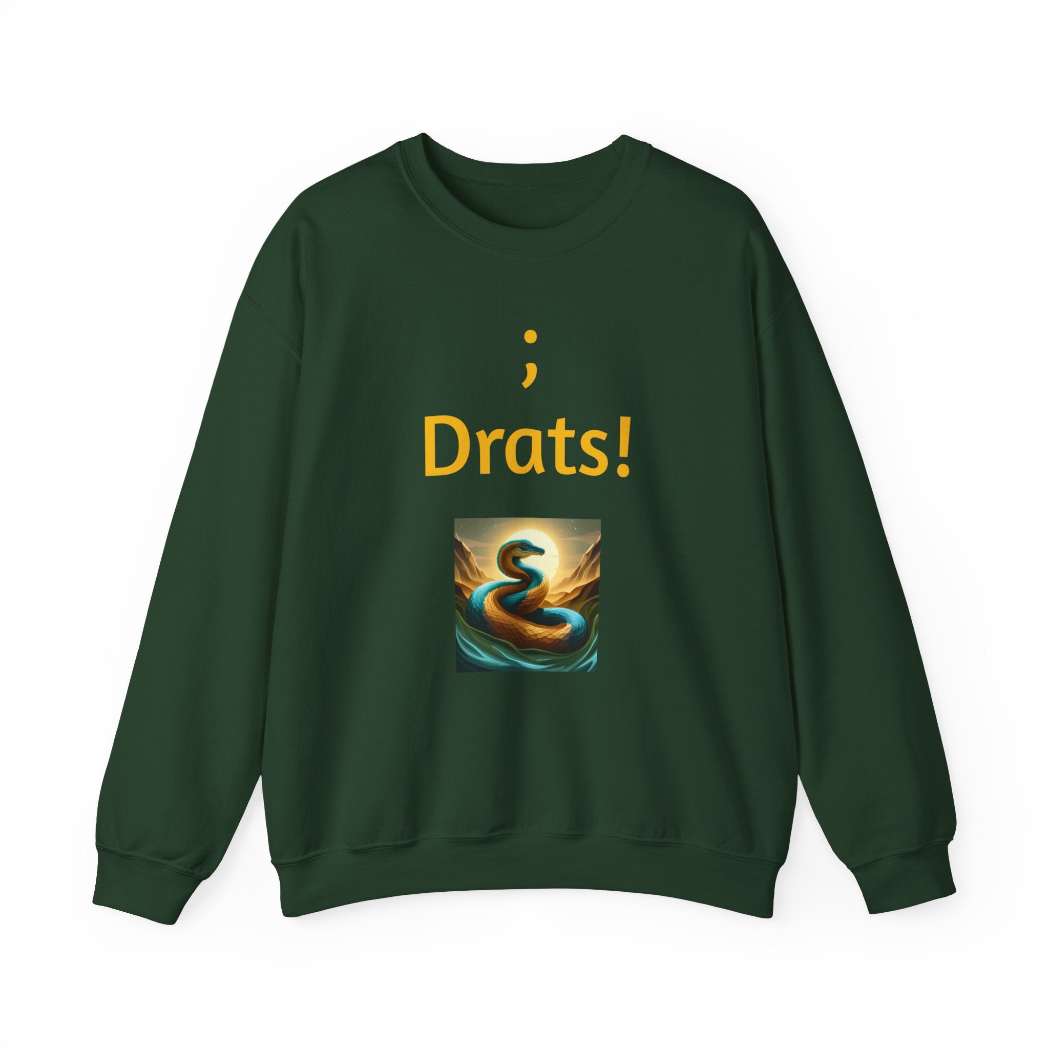 ; Drats! Python (Unisex Heavy Blend™ Crewneck Sweatshirt)