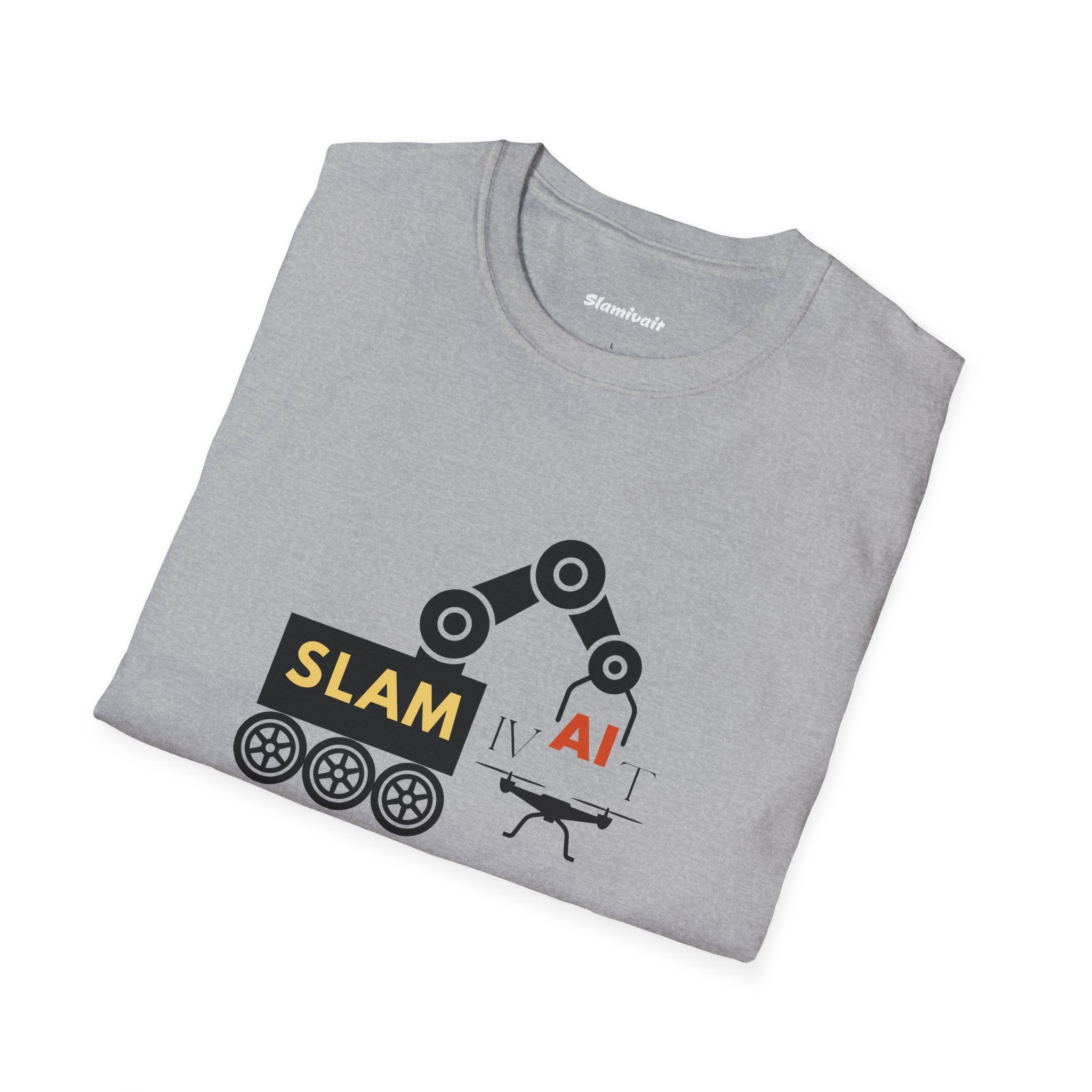 Slamivait Robotics Design (Unisex Softstyle T-Shirt)