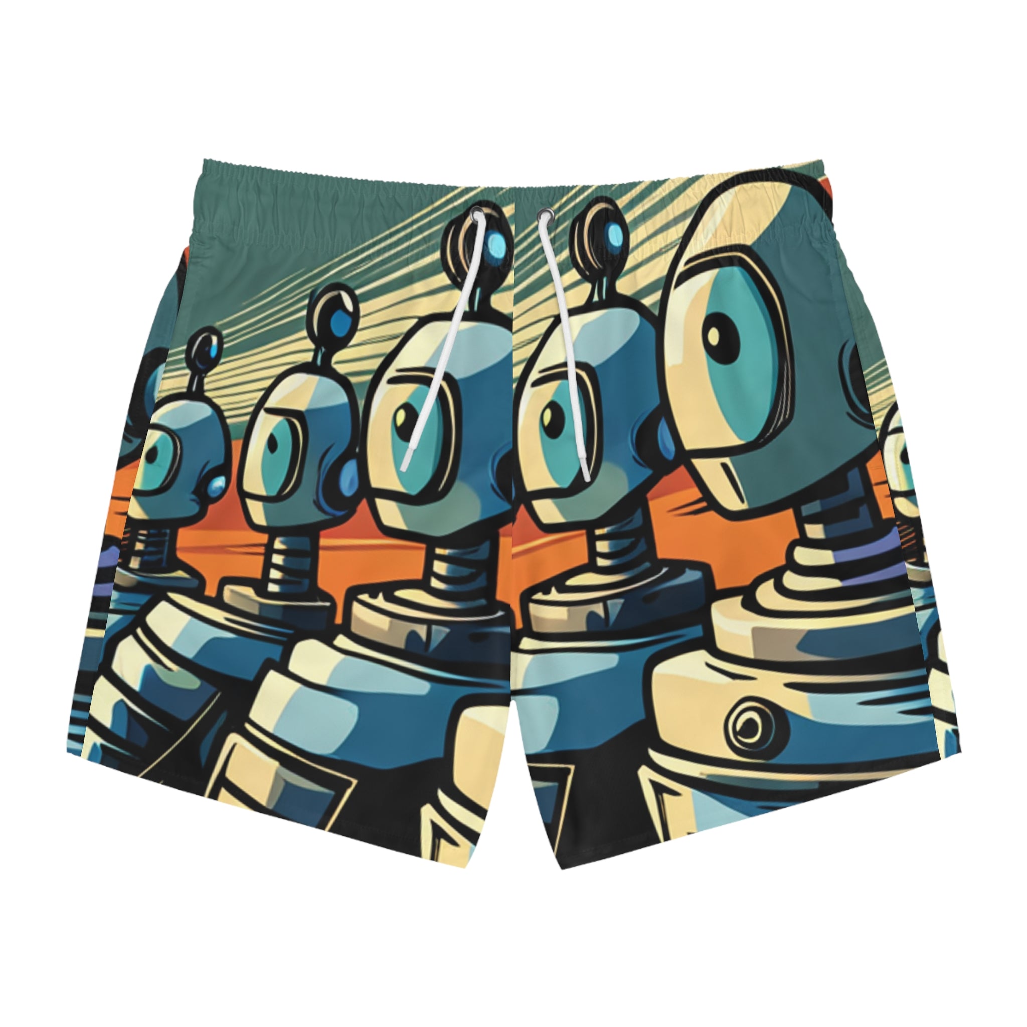 Robot Swim Trunks