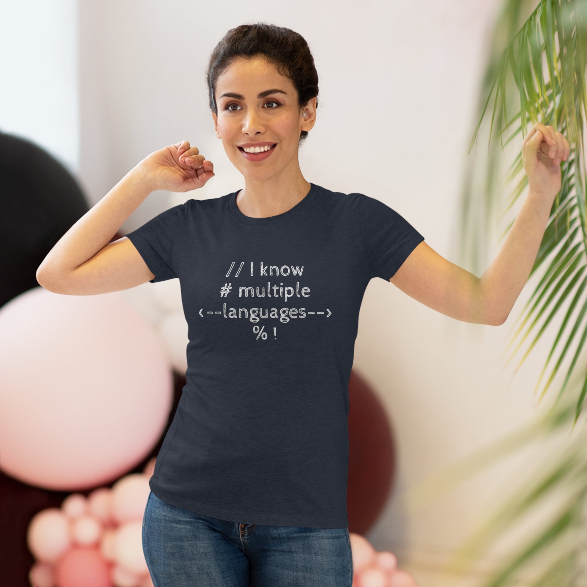 I know multiple languages! (Women's Triblend Tee)