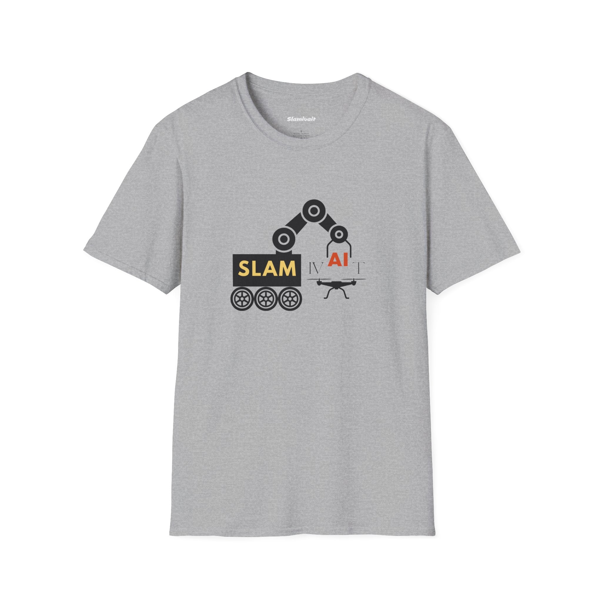 Slamivait Robotics Design (Unisex Softstyle T-Shirt)