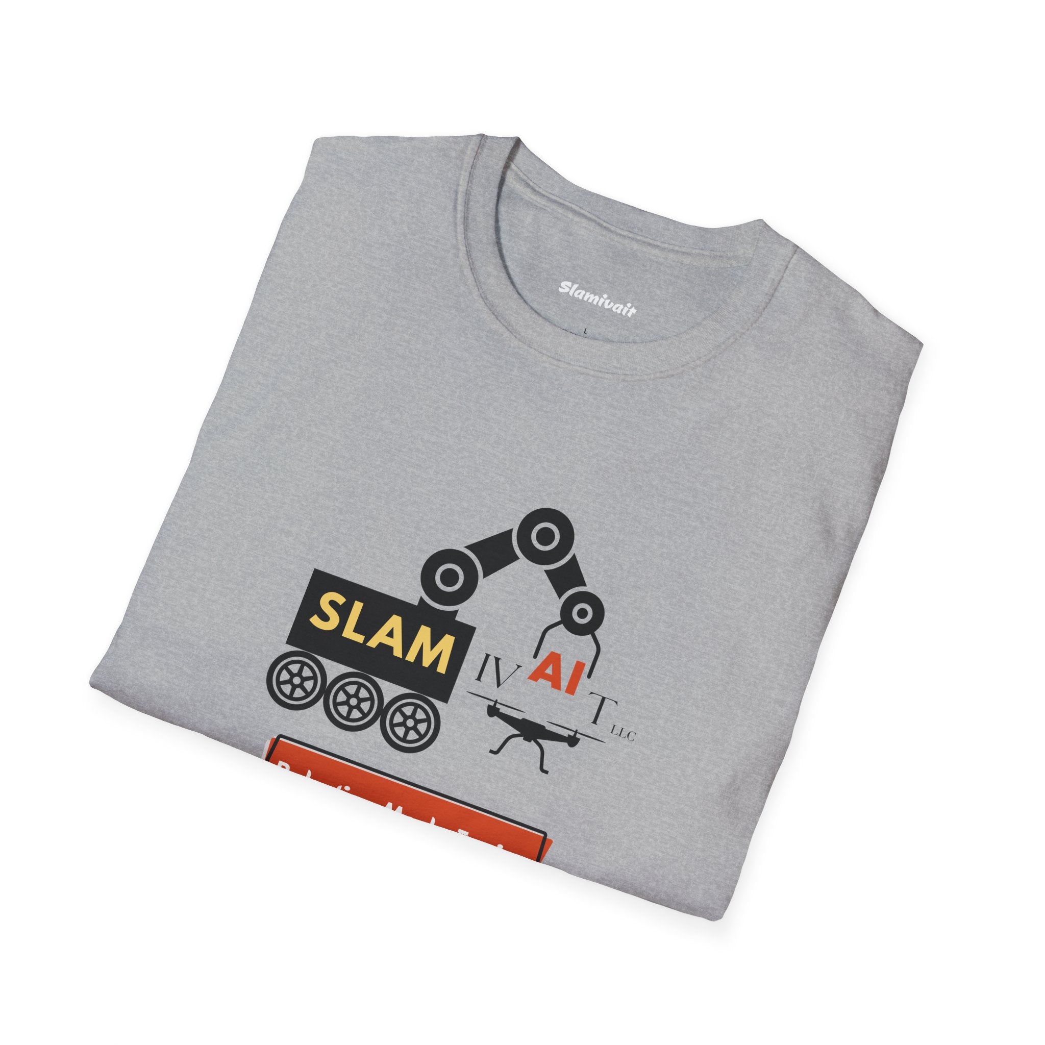 Slamivait Robotics Design (Unisex Softstyle T-Shirt)