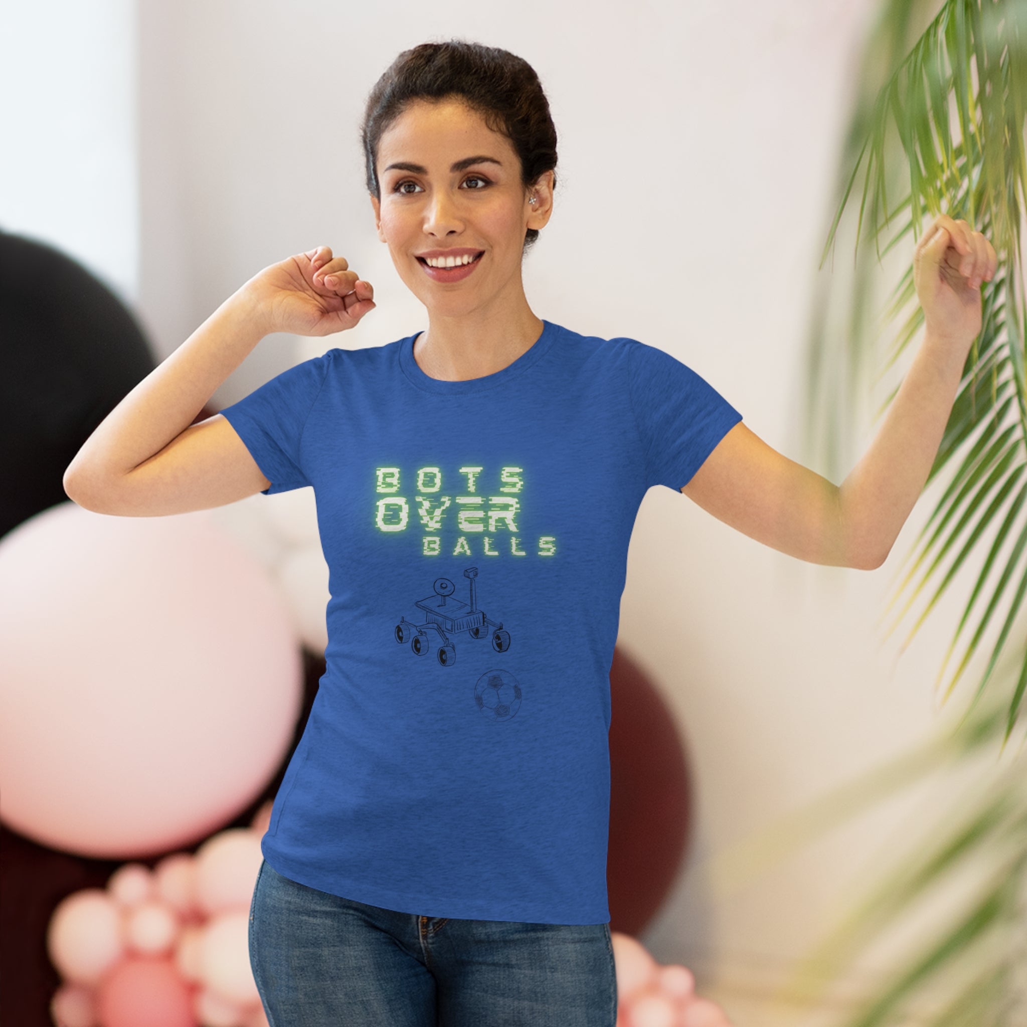 Bots over balls (Women's Triblend Tee)