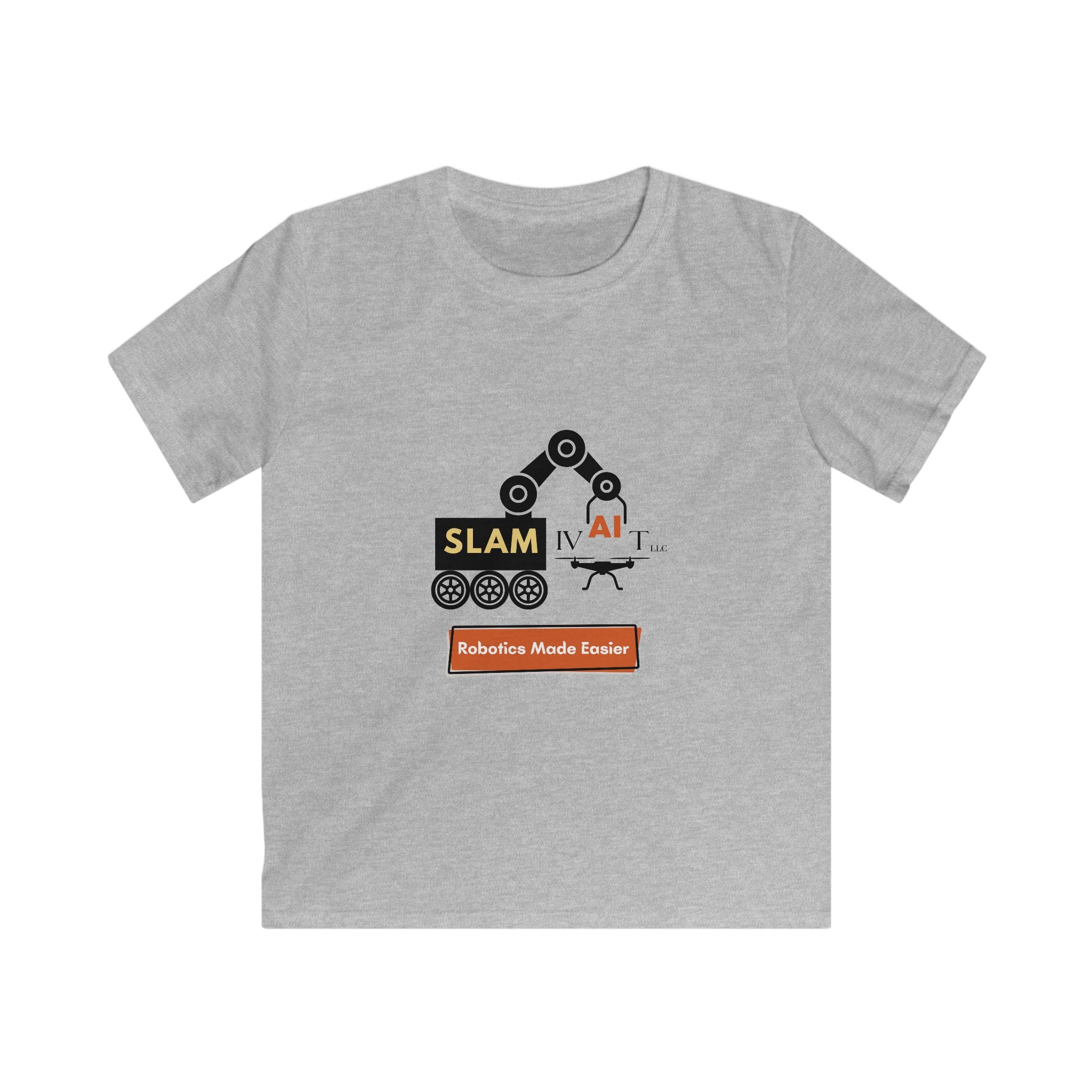 Slamivait robotics design (Kids Softstyle Tee)