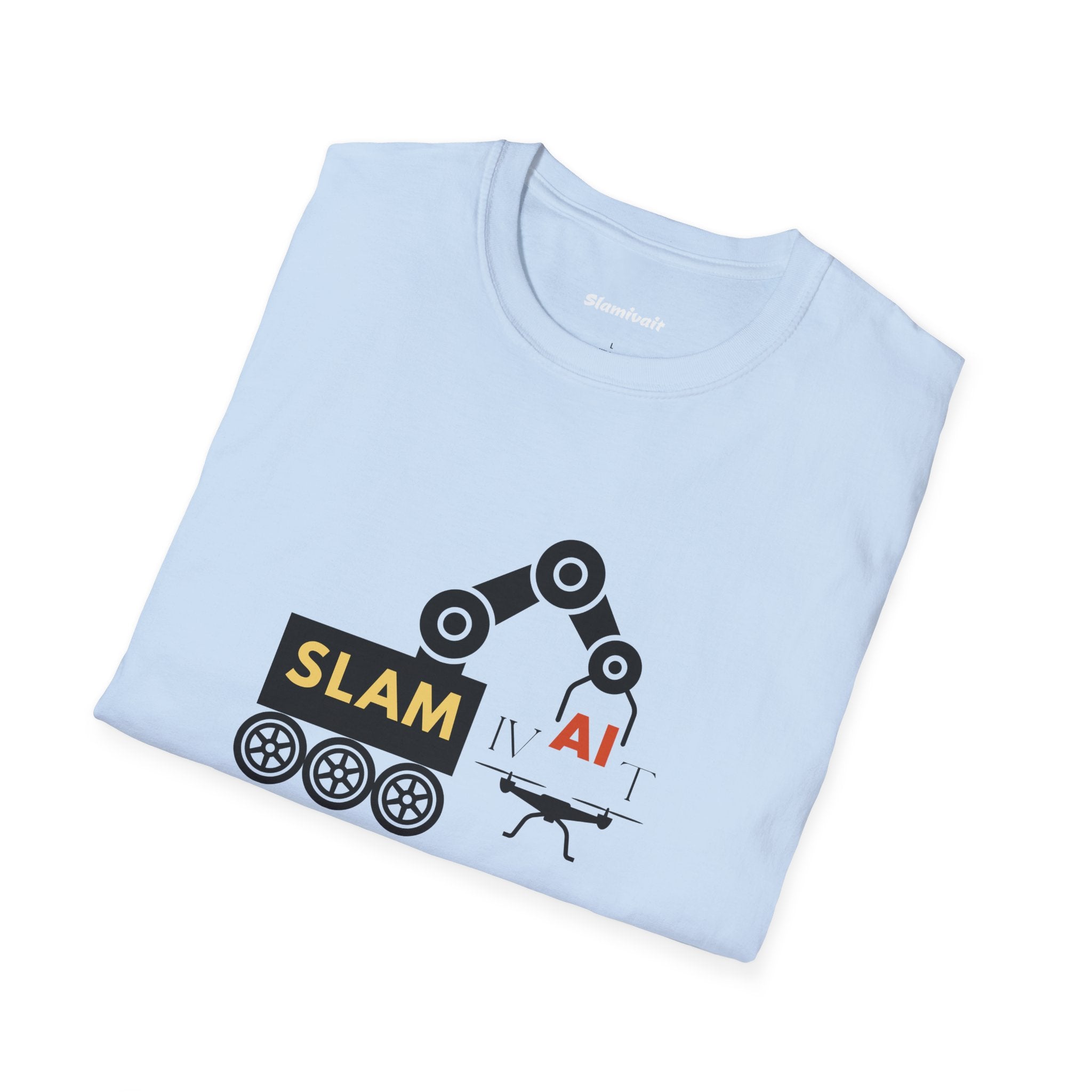 Slamivait Robotics Design (Unisex Softstyle T-Shirt)