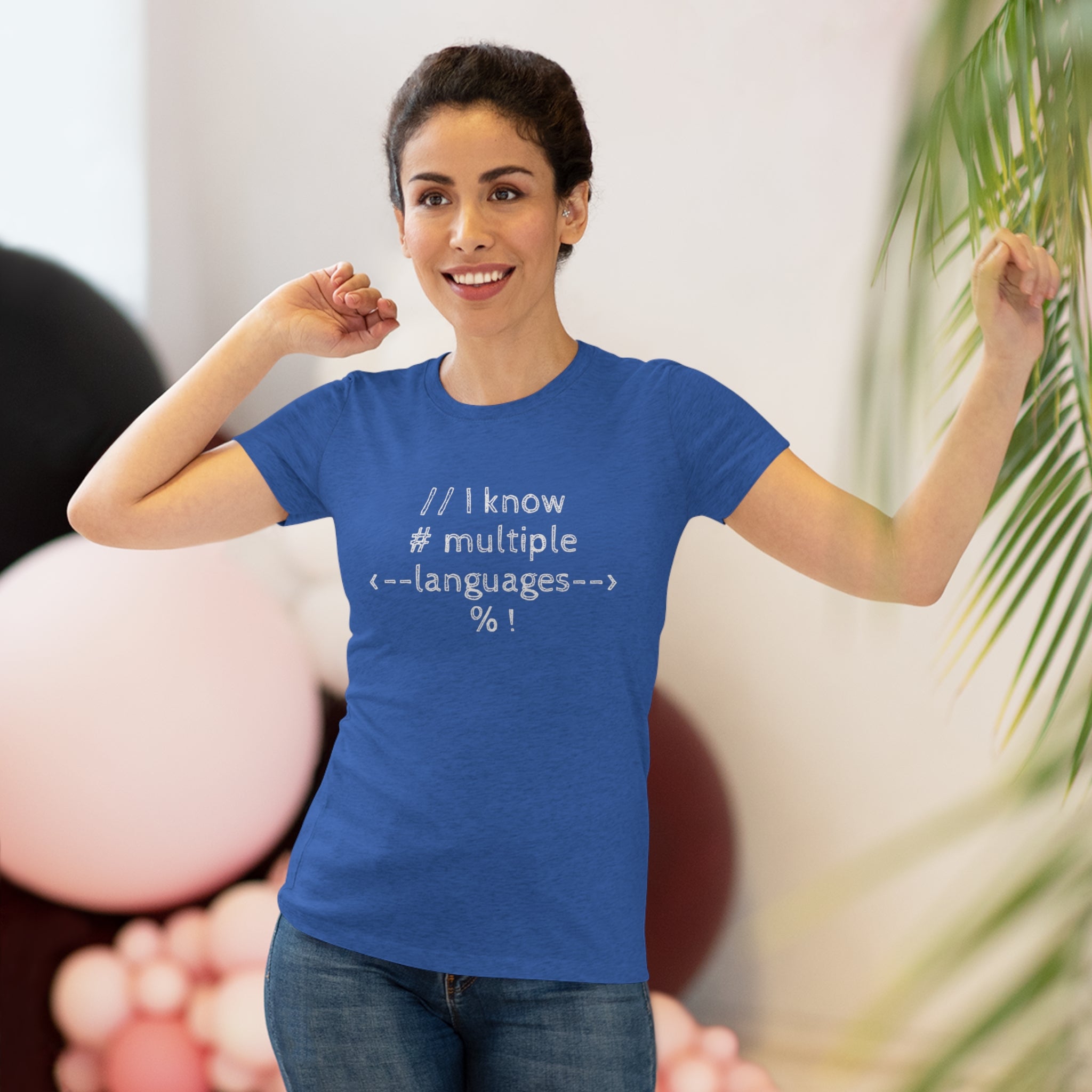 I know multiple languages! (Women's Triblend Tee)