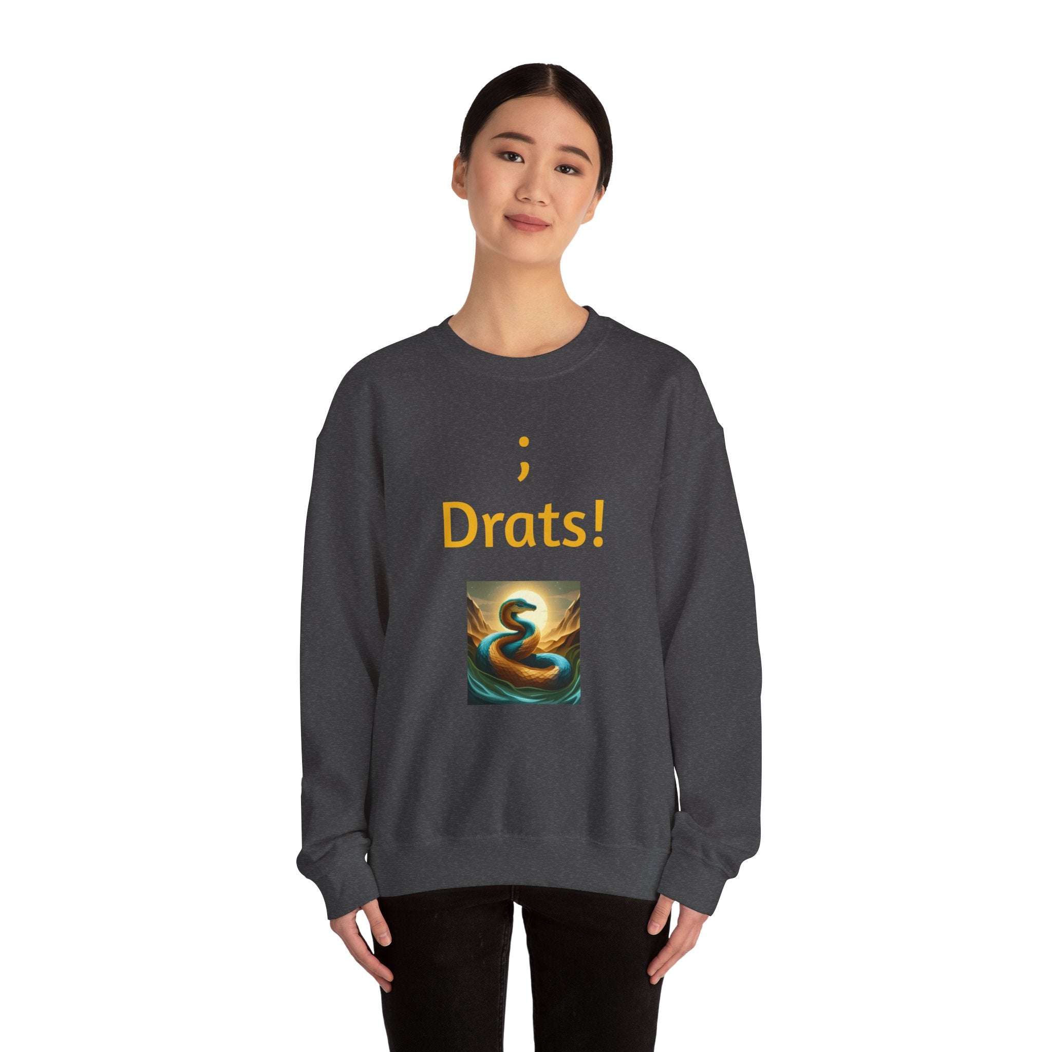 ; Drats! Python (Unisex Heavy Blend™ Crewneck Sweatshirt)