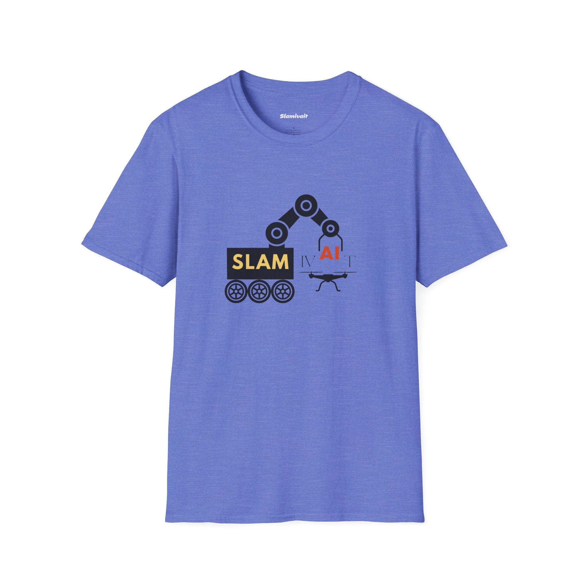 Slamivait Robotics Design (Unisex Softstyle T-Shirt)