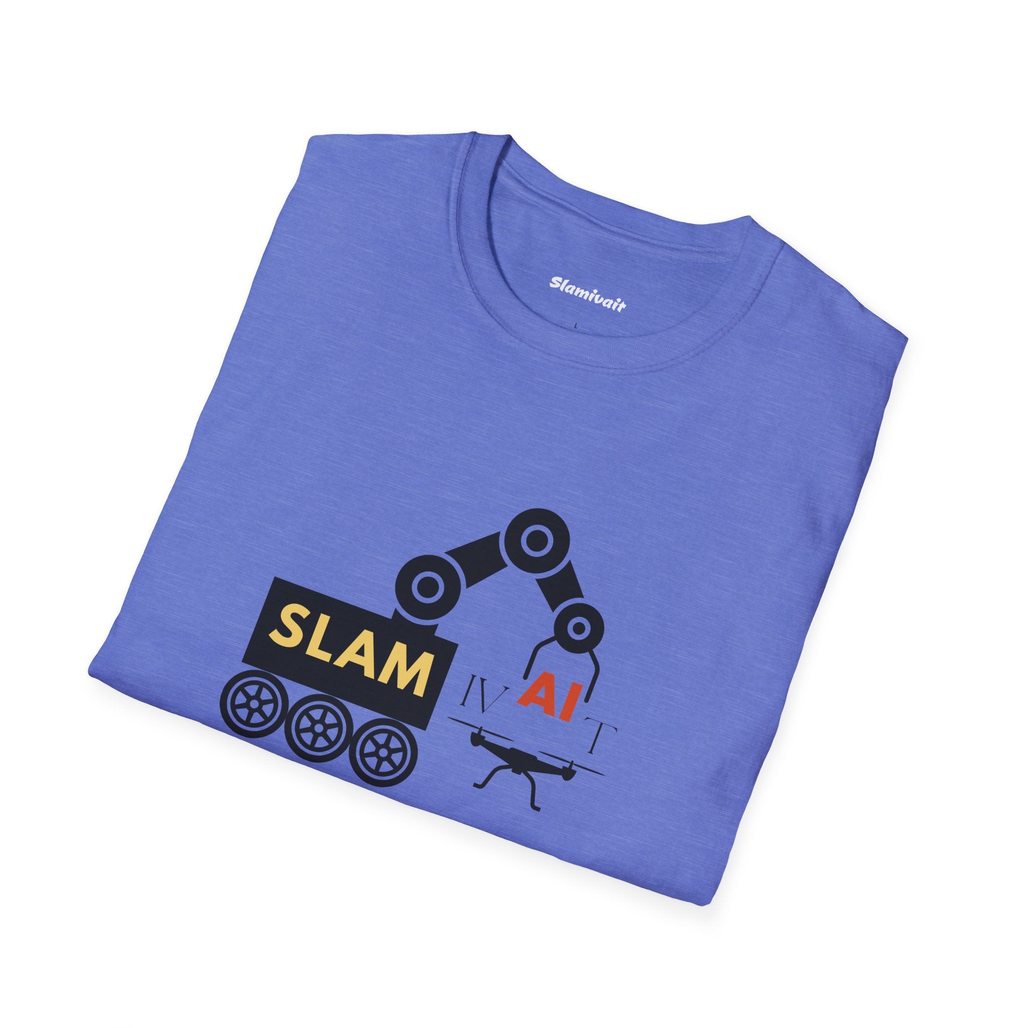 Slamivait Robotics Design (Unisex Softstyle T-Shirt)