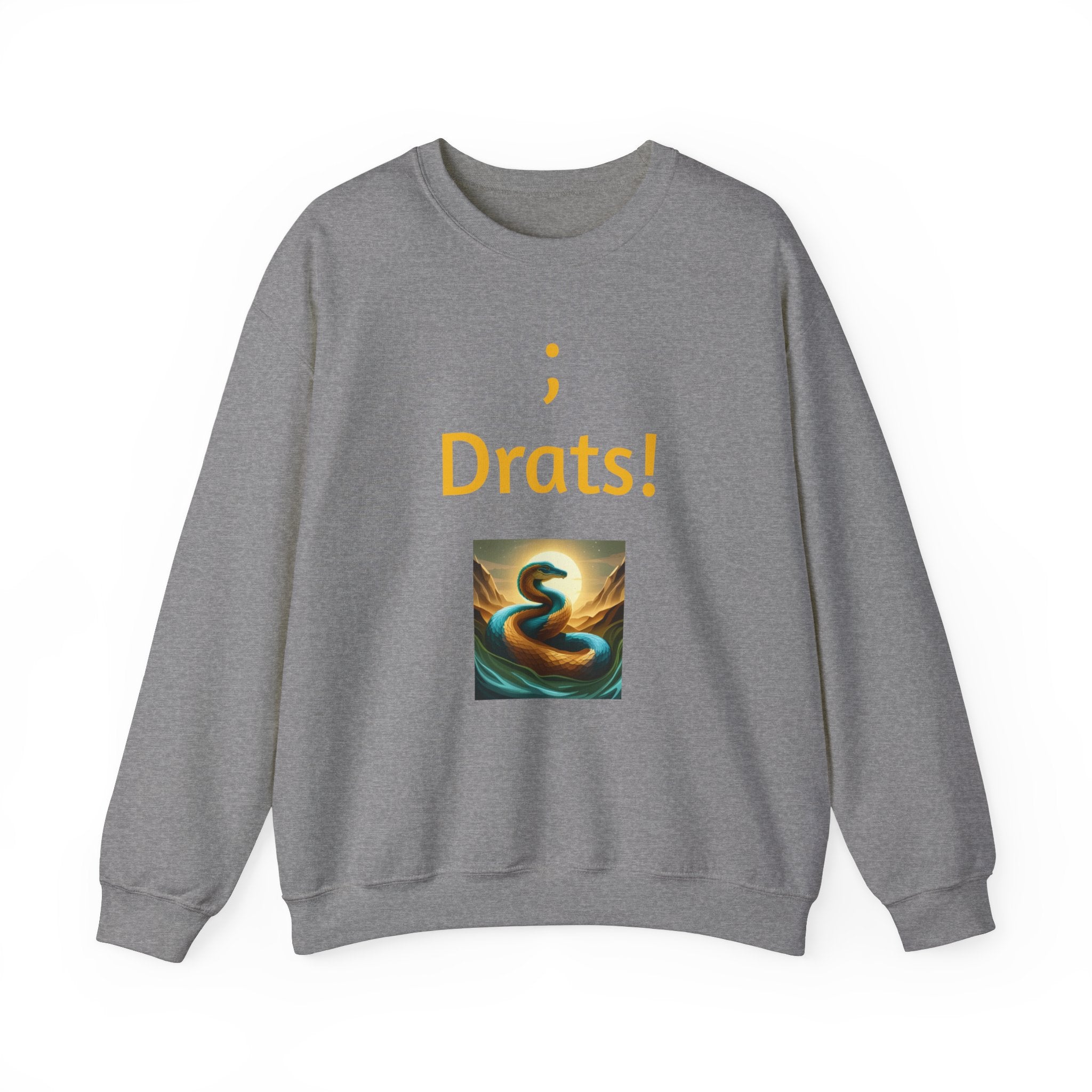 ; Drats! Python (Unisex Heavy Blend™ Crewneck Sweatshirt)