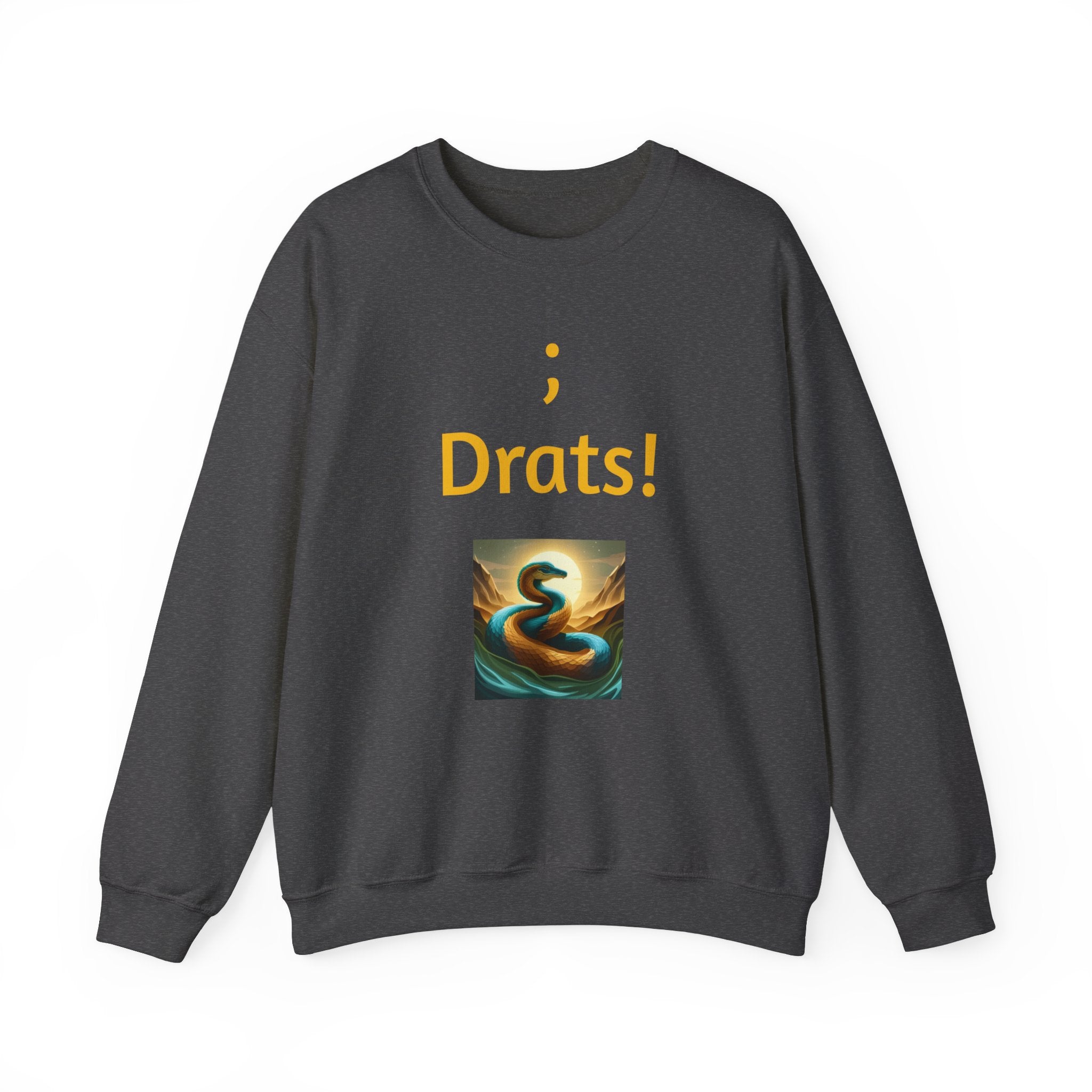 ; Drats! Python (Unisex Heavy Blend™ Crewneck Sweatshirt)