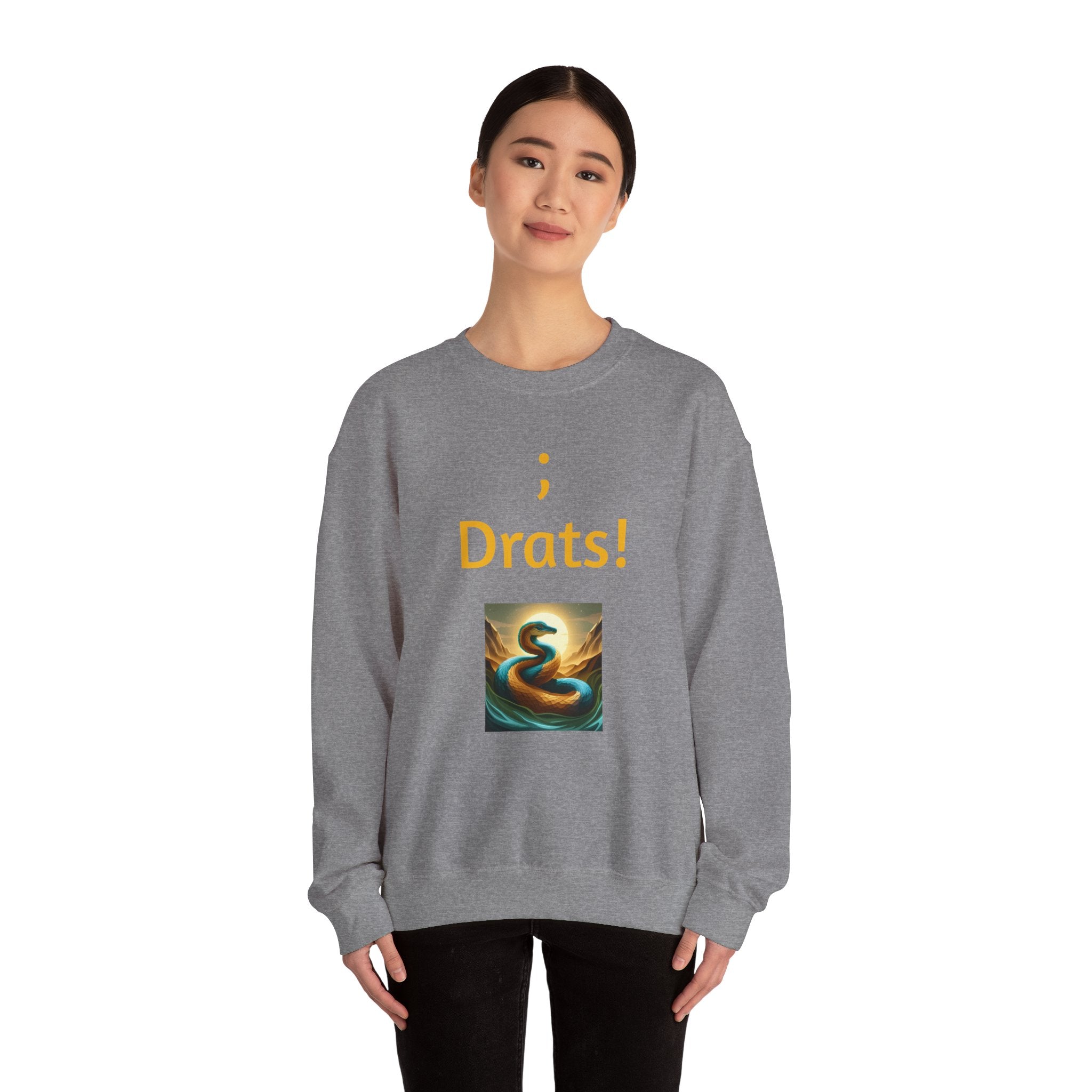 ; Drats! Python (Unisex Heavy Blend™ Crewneck Sweatshirt)