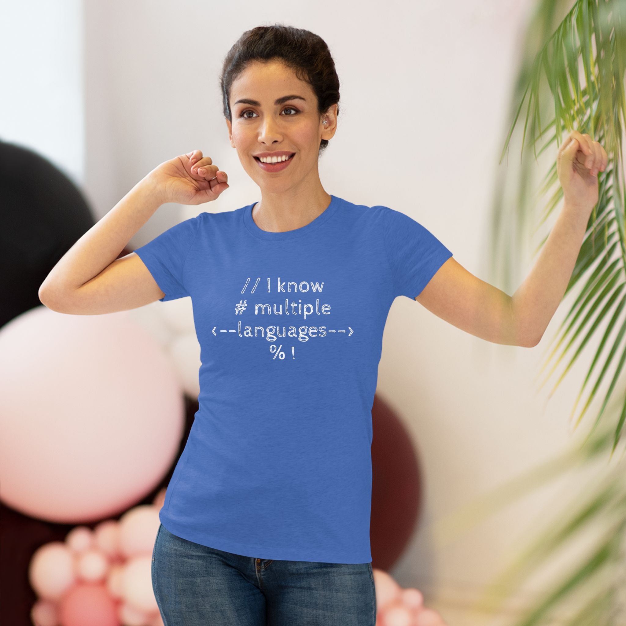 I know multiple languages! (Women's Triblend Tee)