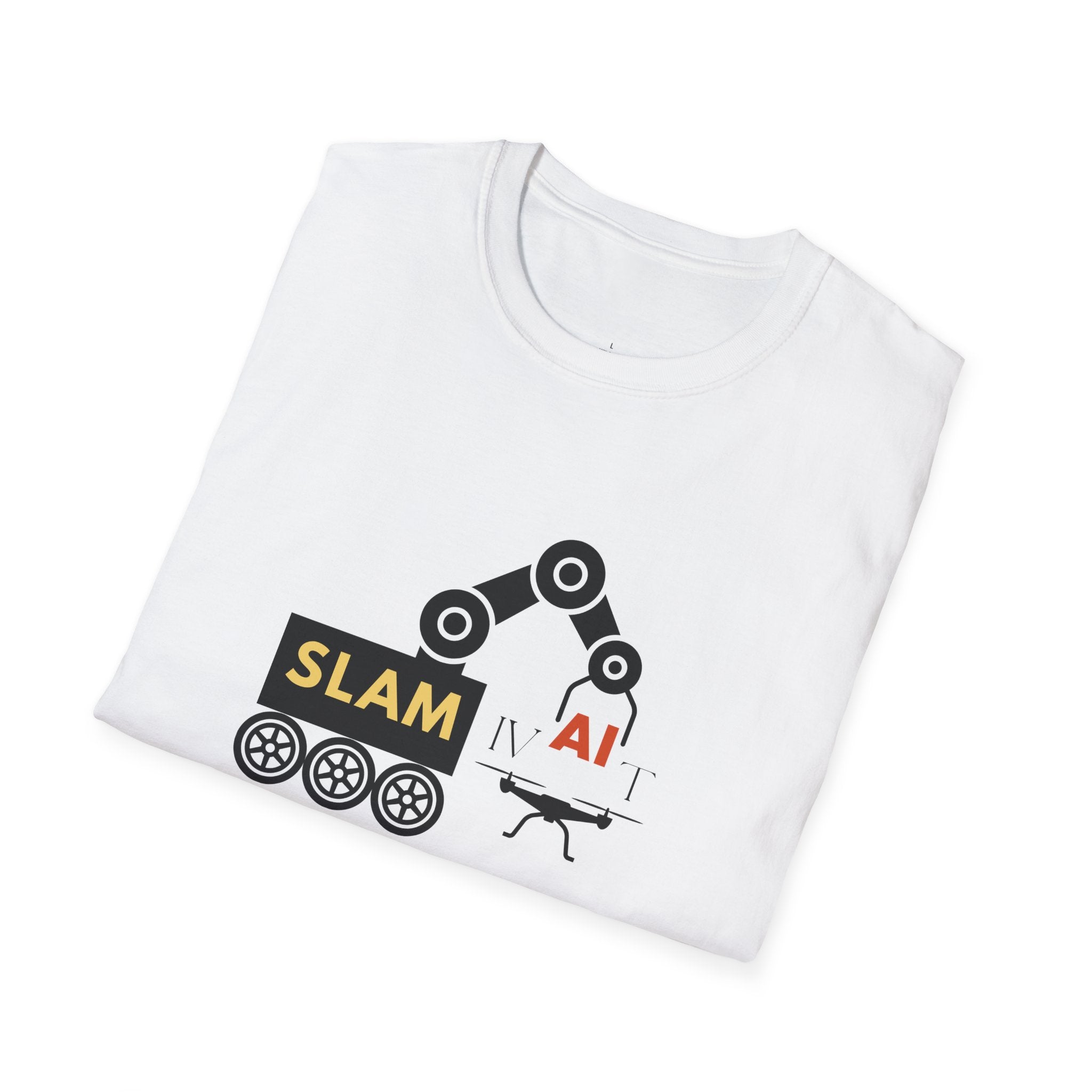 Slamivait Robotics Design (Unisex Softstyle T-Shirt)