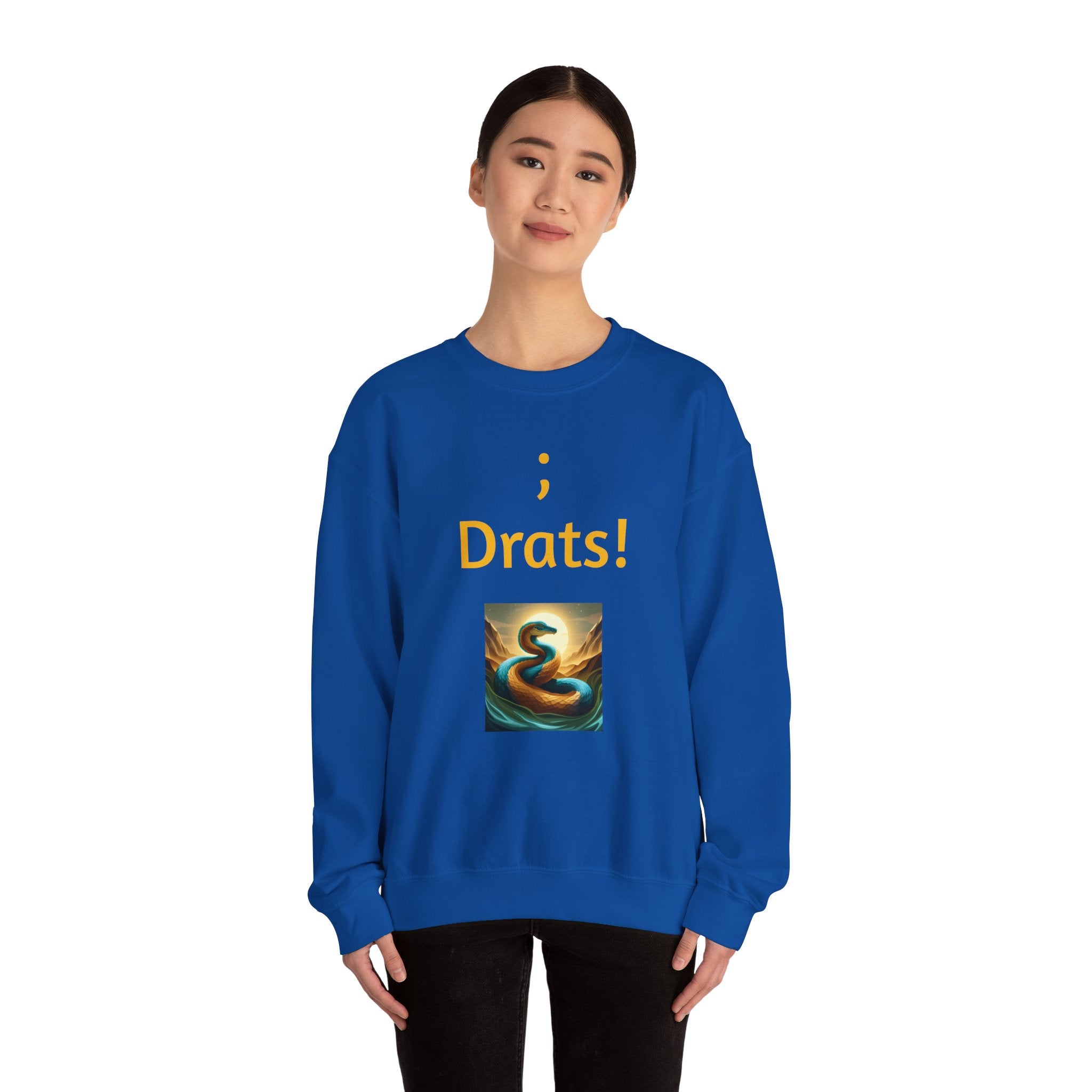 ; Drats! Python (Unisex Heavy Blend™ Crewneck Sweatshirt)