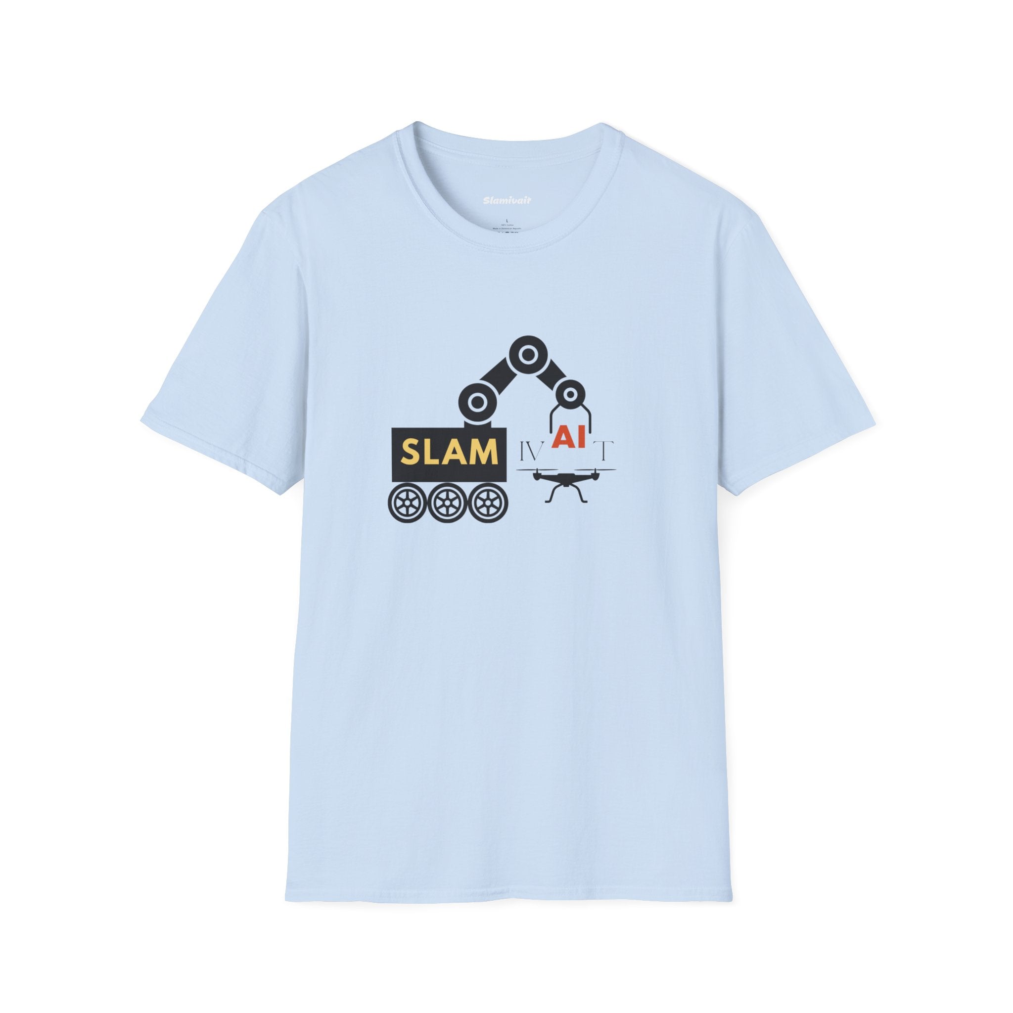 Slamivait Robotics Design (Unisex Softstyle T-Shirt)