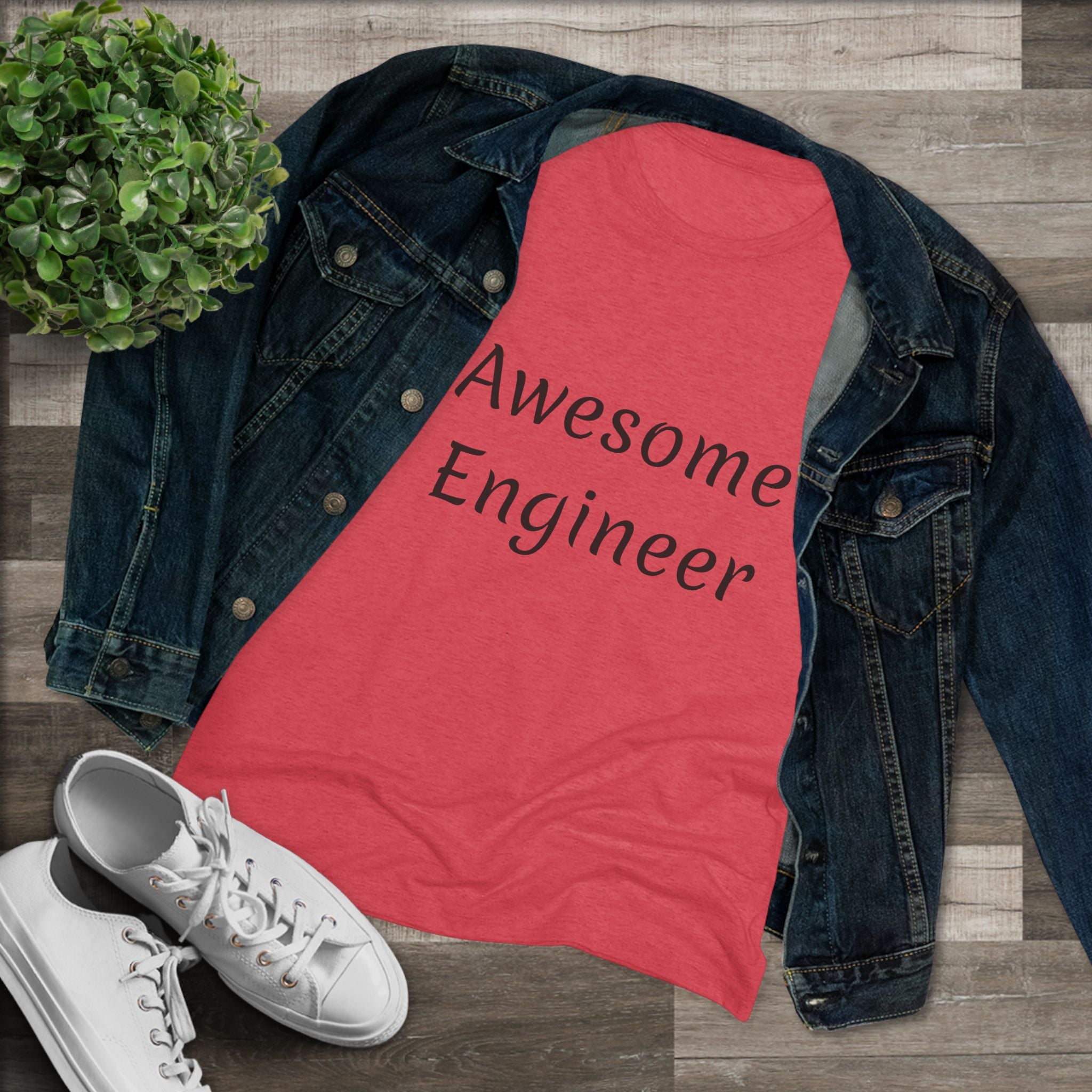 Awesome Engineer (Women's Triblend Tee)