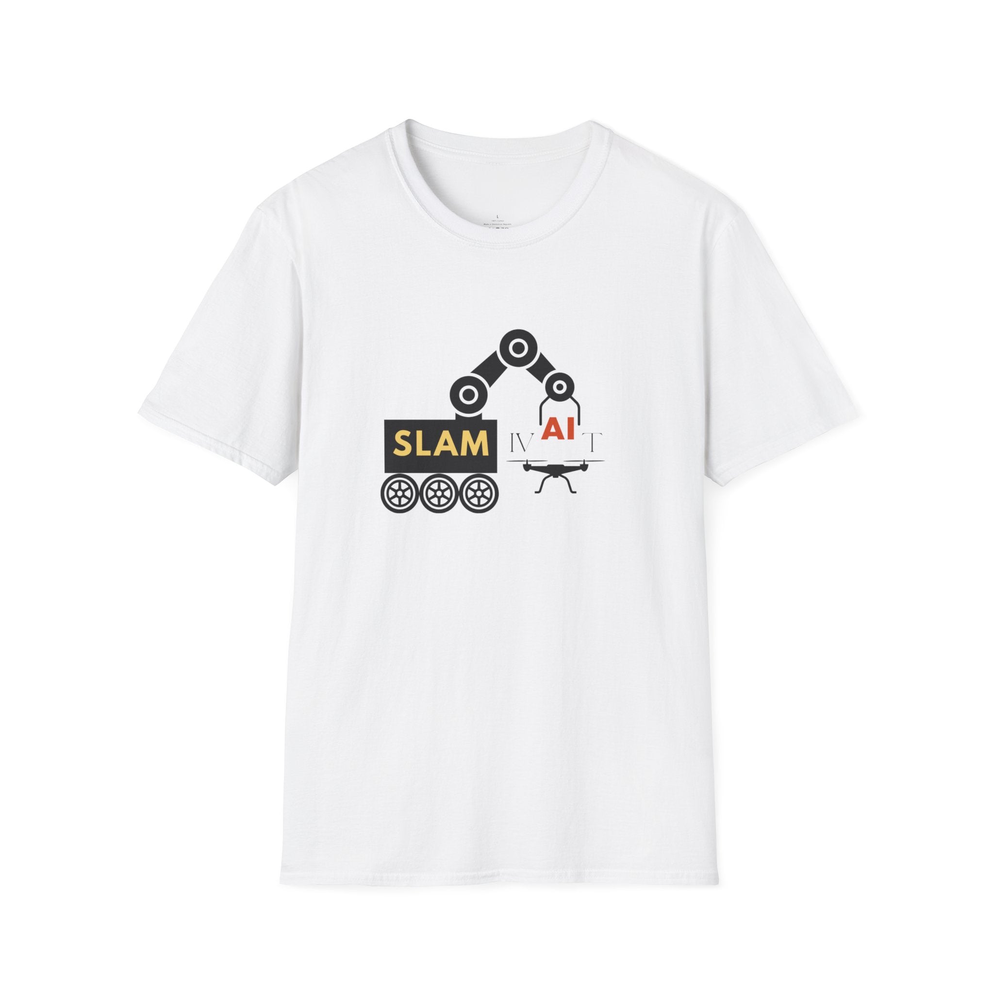 Slamivait Robotics Design (Unisex Softstyle T-Shirt)