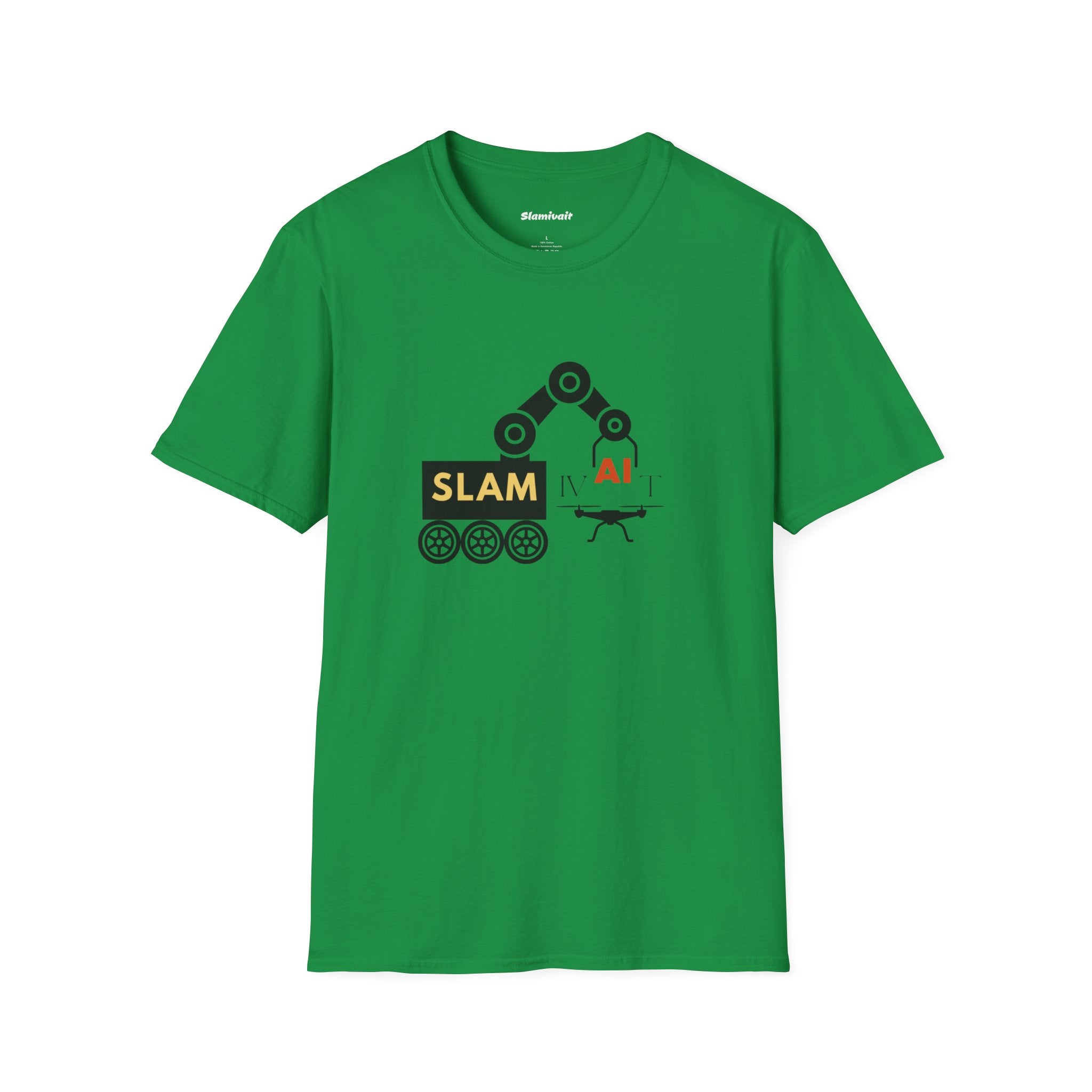 Slamivait Robotics Design (Unisex Softstyle T-Shirt)